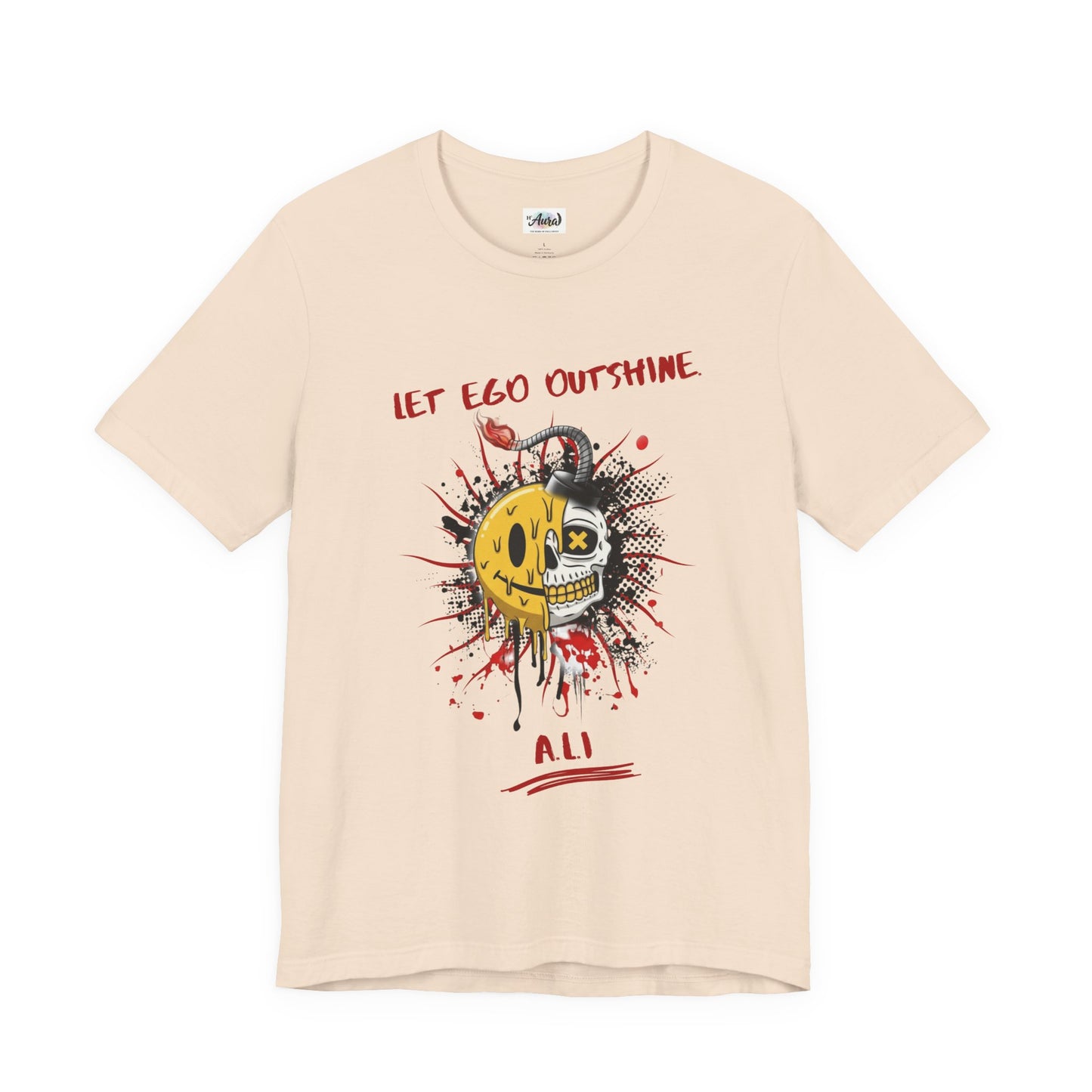 Personalized Split Smile Skull Design Tee