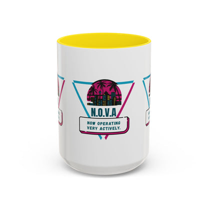 Personalized Building View Accent Coffee Mug