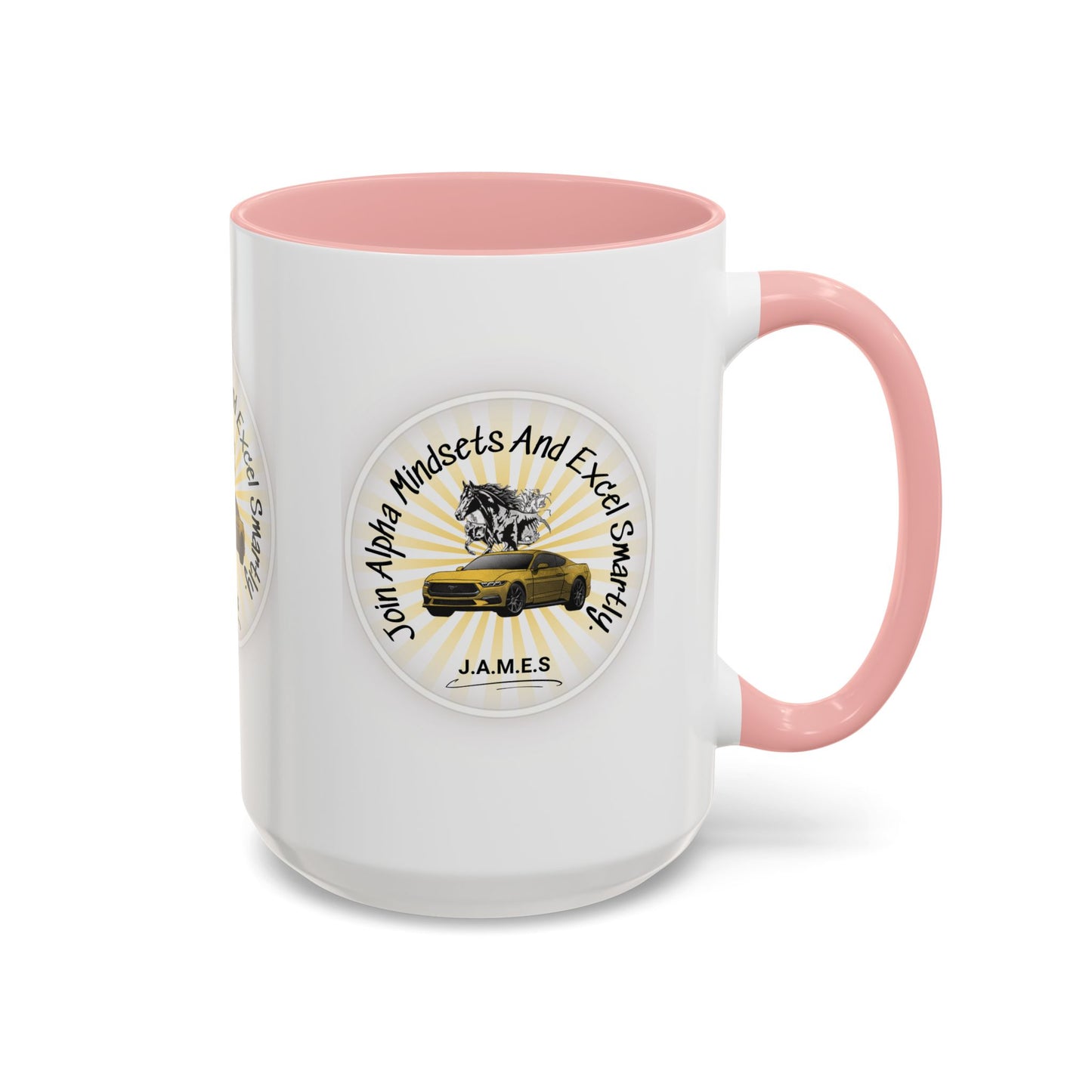 Personalized Car with Horse Accent Coffee Mug