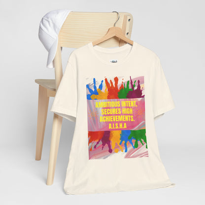 Personalized Colorful Motivational Graphic Tee