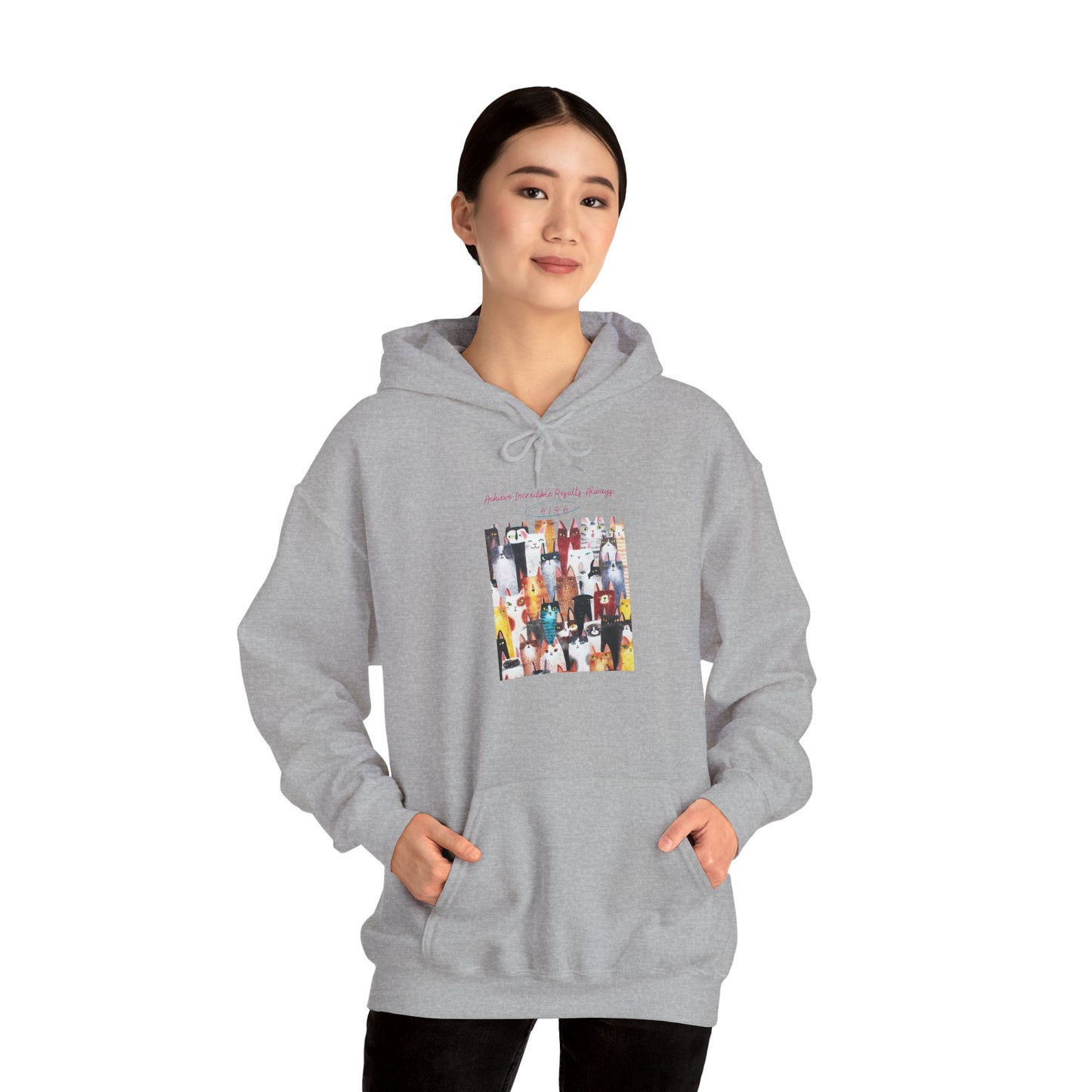 Personalized Cat Collage Hooded Sweatshirt