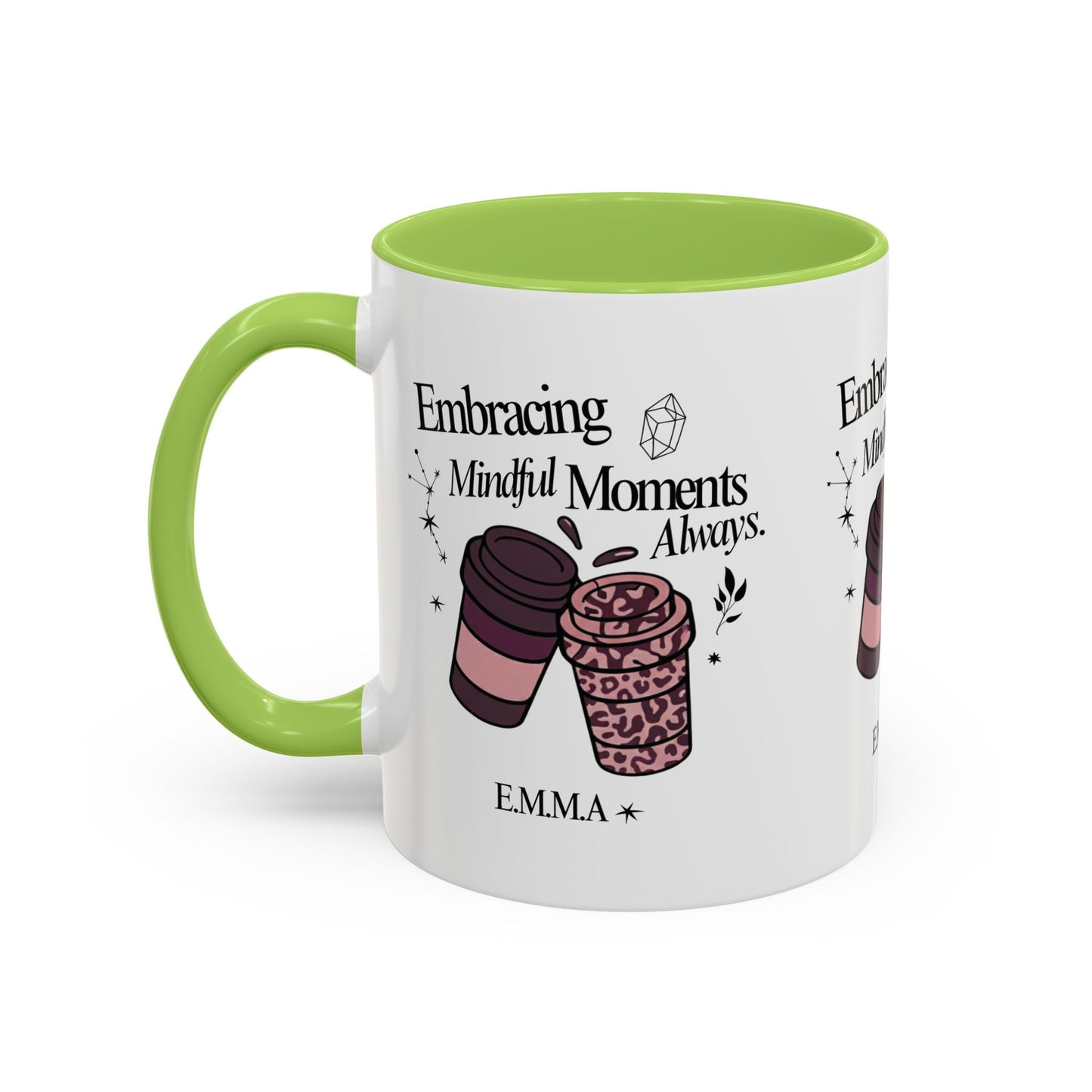 Personalized Girly Coffee Accent Coffee Mug