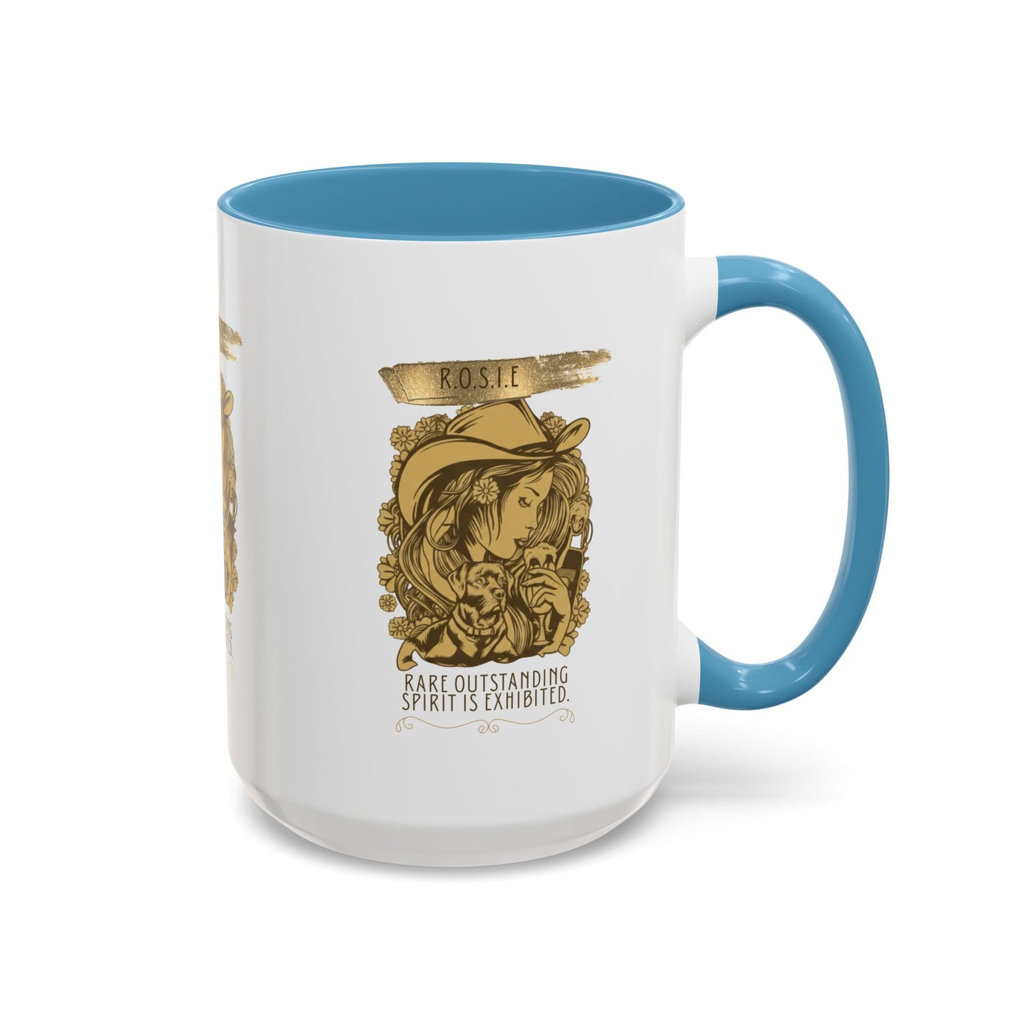 Personalized Golden Girl Accent Coffee Mug