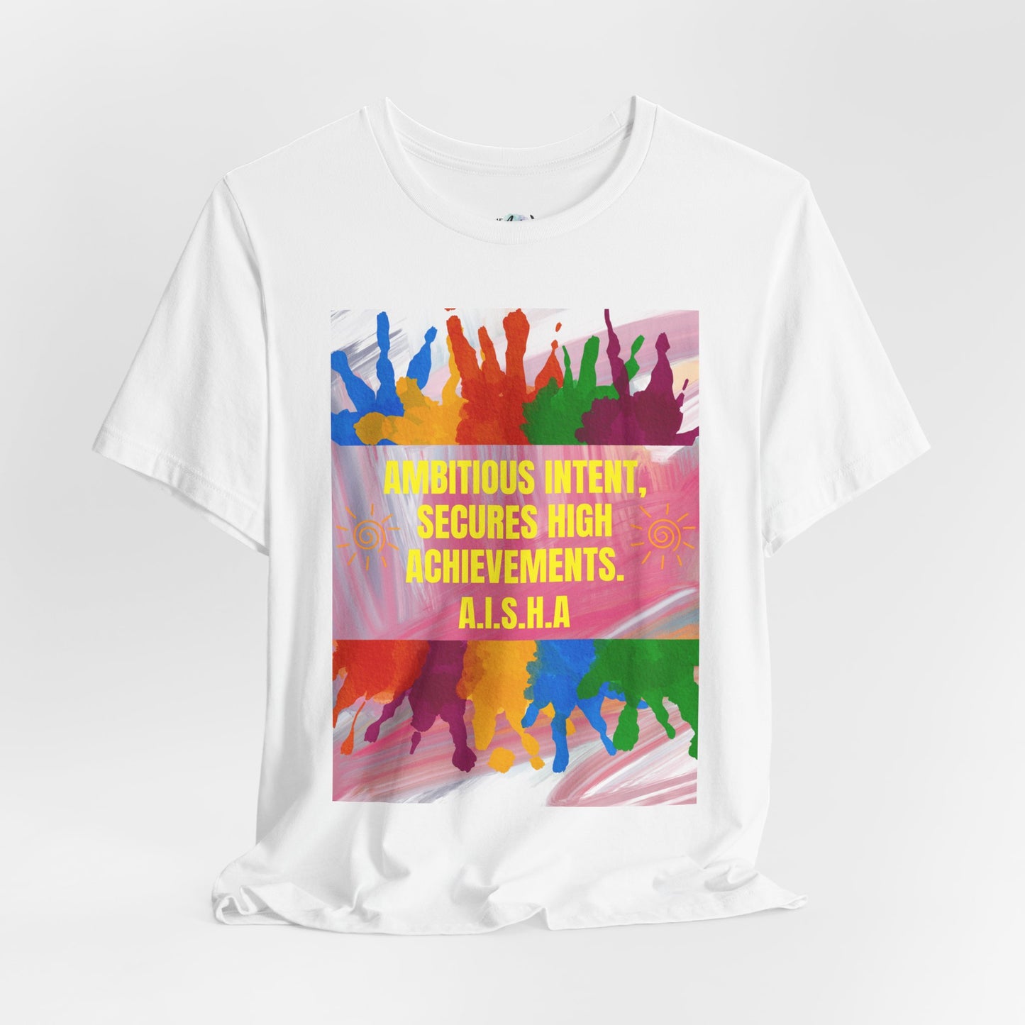 Personalized Colorful Motivational Graphic Tee