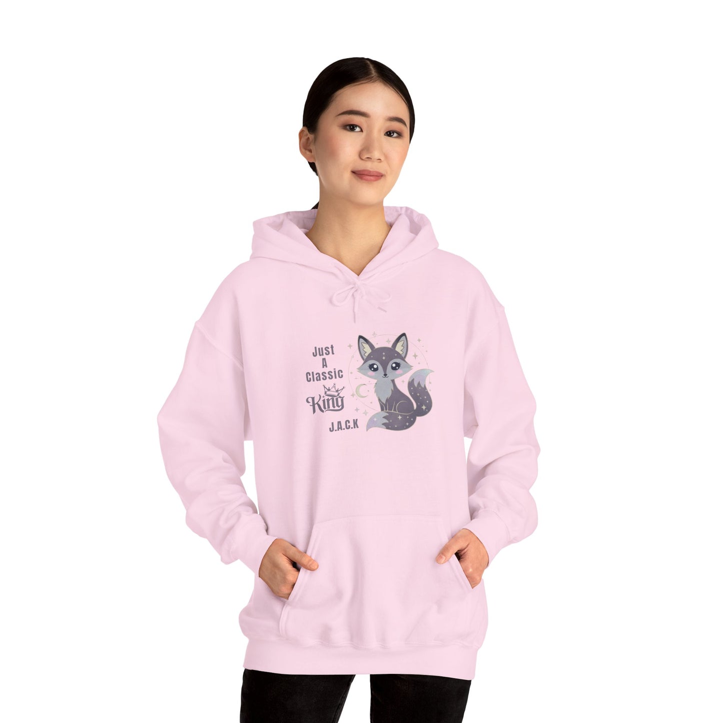 Personalized Fox King Hooded Sweatshirt