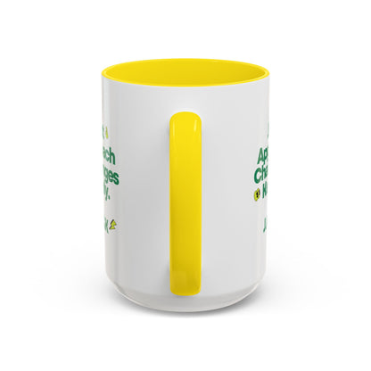 Personalized Simple Message Accent Coffee Mug