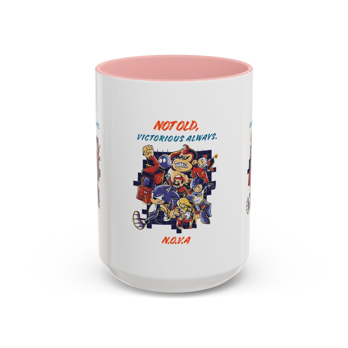 Personalized Victory Cartoon Accent Coffee Mug
