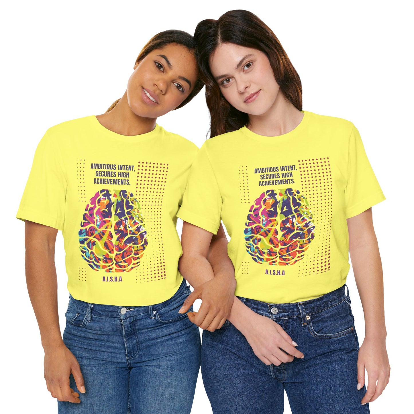 Personalized Motivational Brain Graphic Tee