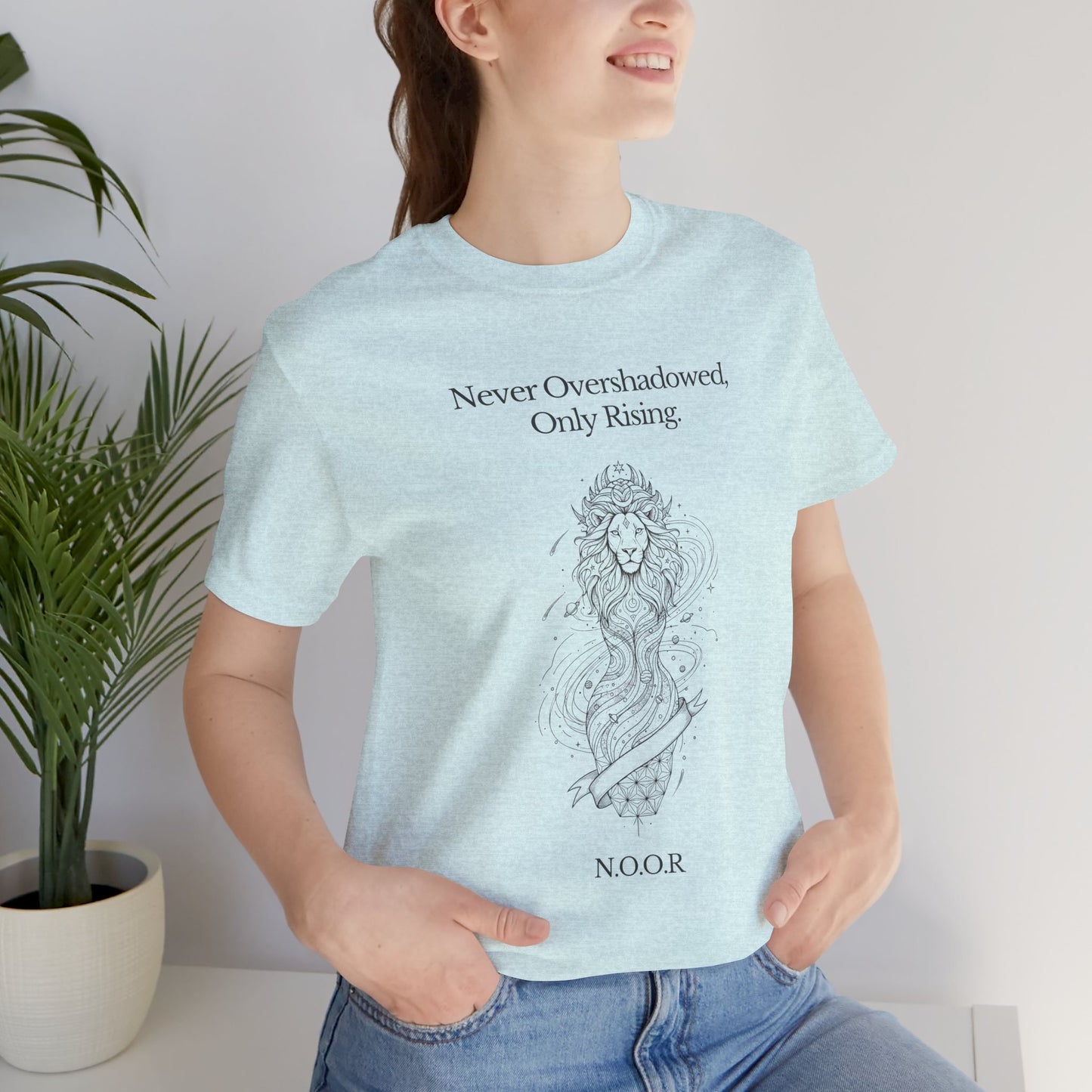 Personalized Girl Lion Graphic Tee