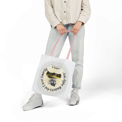 Personalized Initial Quote Horse Car Canvas Tote Custom Name