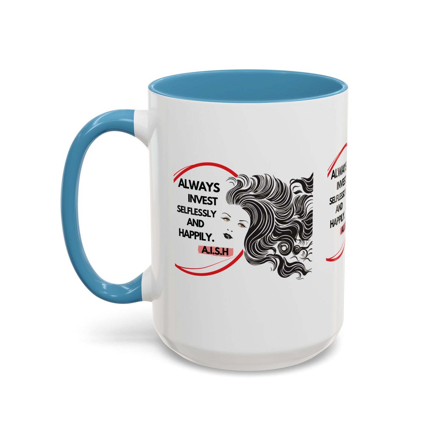 Personalized Inspirational Girl Accent Coffee Mug