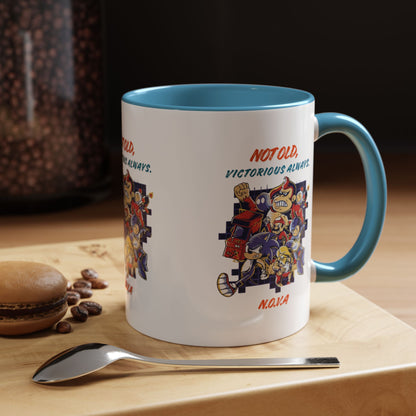 Personalized Victory Cartoon Accent Coffee Mug