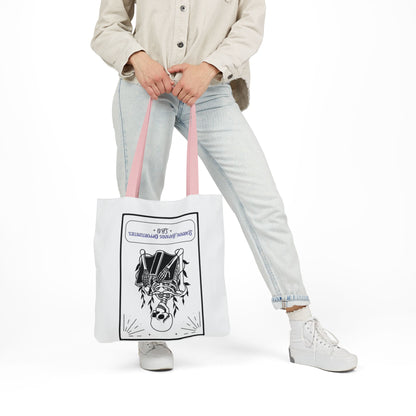 Personalized Initial Quote Skeleton Canvas Tote Custom Name