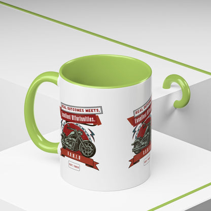 Personalized Motorcycle Accent Coffee Mug