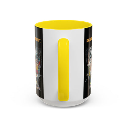Personalized Initial Khan Accent Coffee Mug