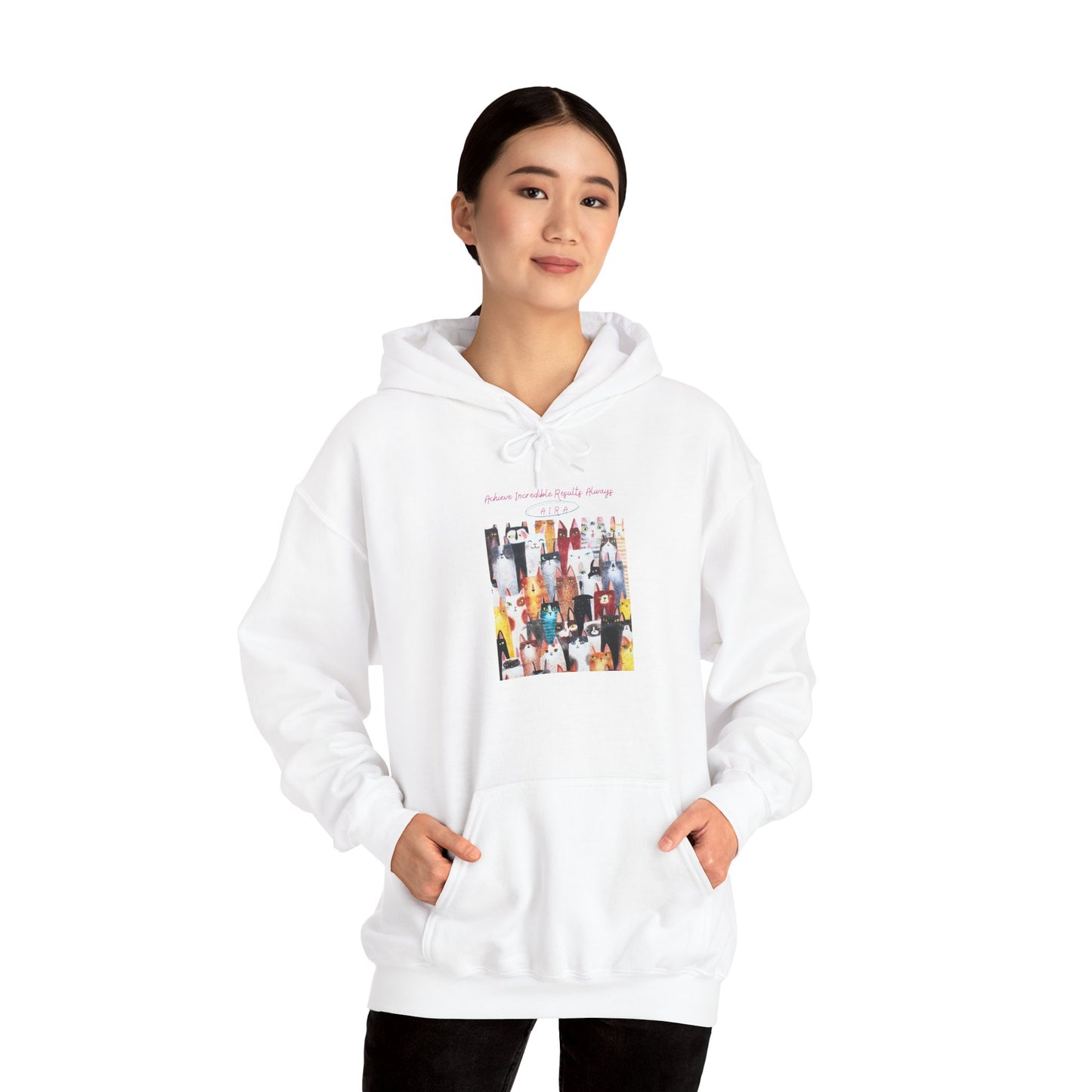 Personalized Cat Collage Hooded Sweatshirt
