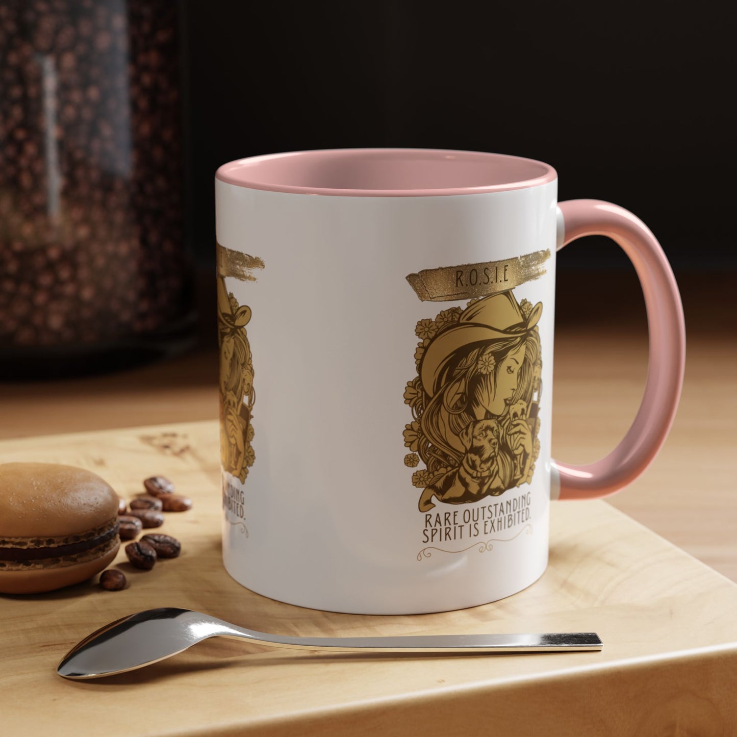 Personalized Golden Girl Accent Coffee Mug