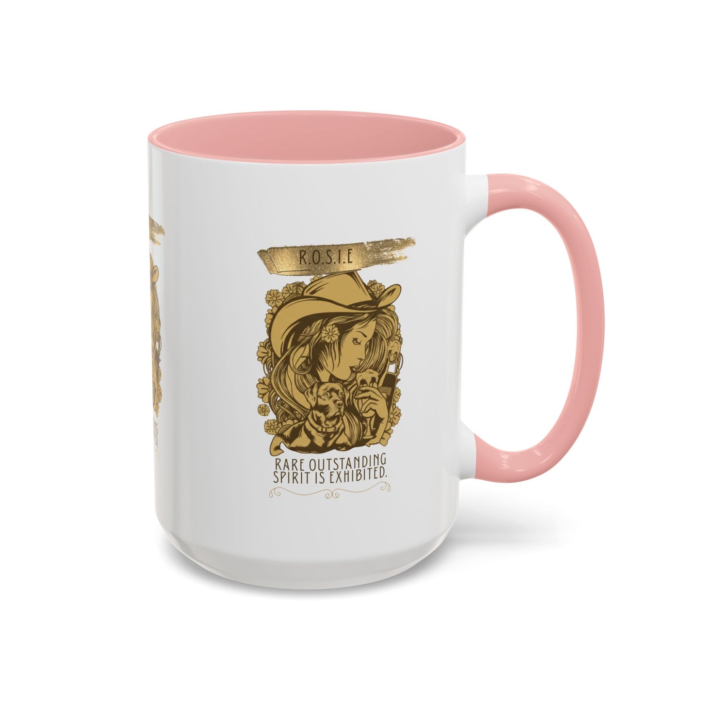 Personalized Golden Girl Accent Coffee Mug