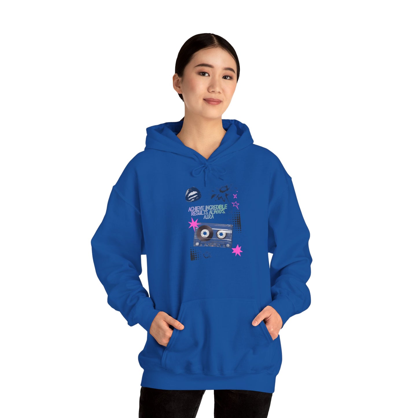 Personalized Cassette Vibes Hooded Sweatshirt