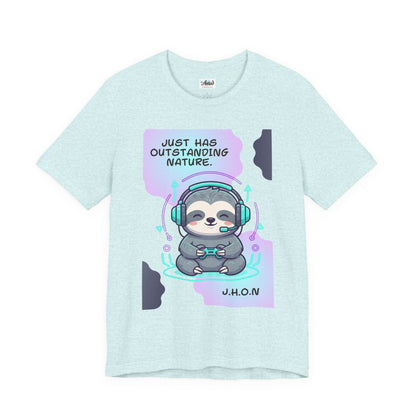 Personalized Sloth Gamer Tee