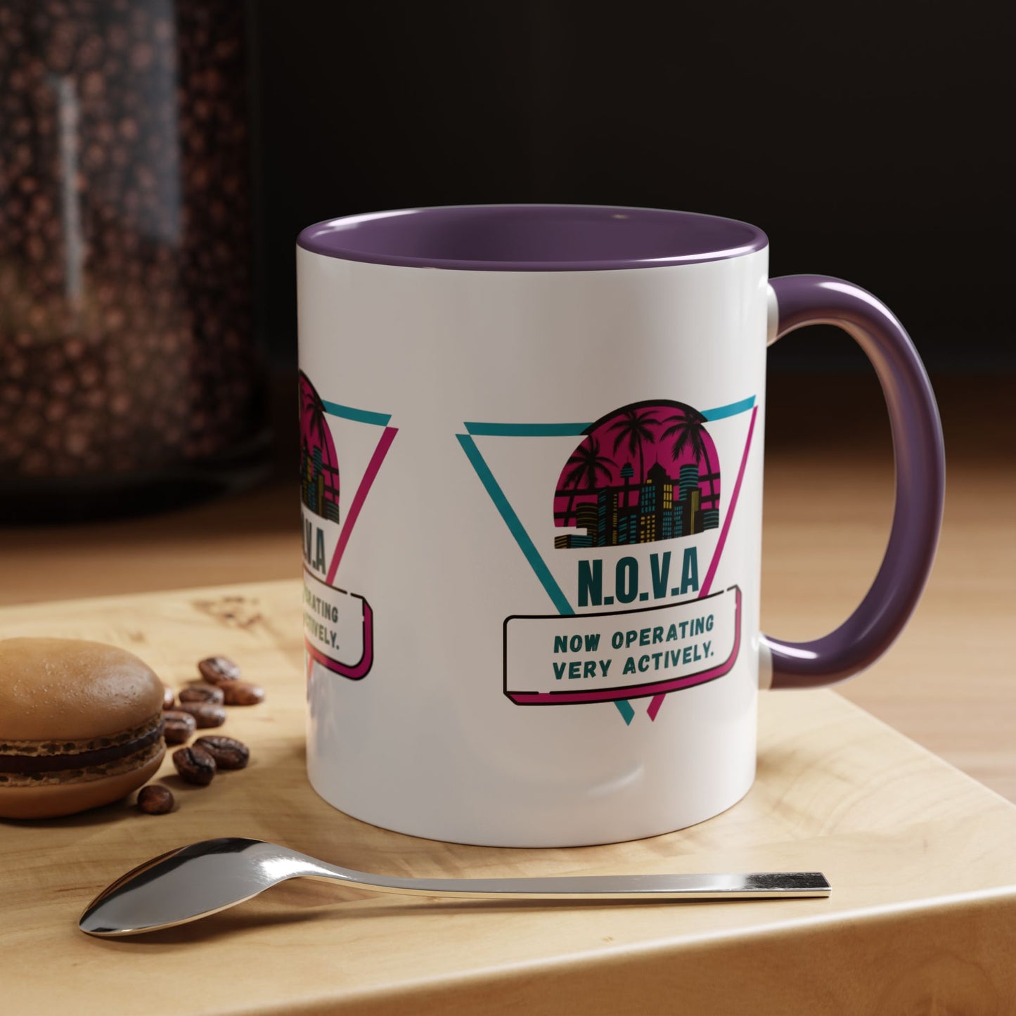 Personalized Building View Accent Coffee Mug