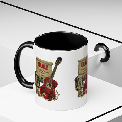 Personalized Guitar Accent Coffee Mug