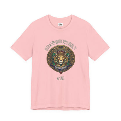 Personalized Lion Crest Graphic Tee