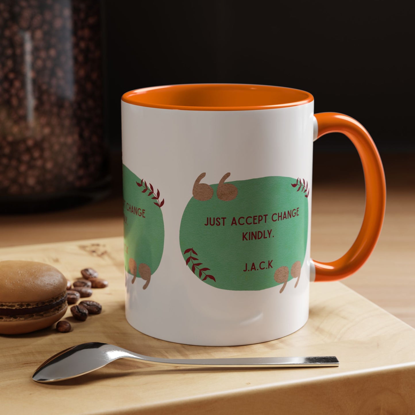 Personalized Note Box Accent Coffee Mug