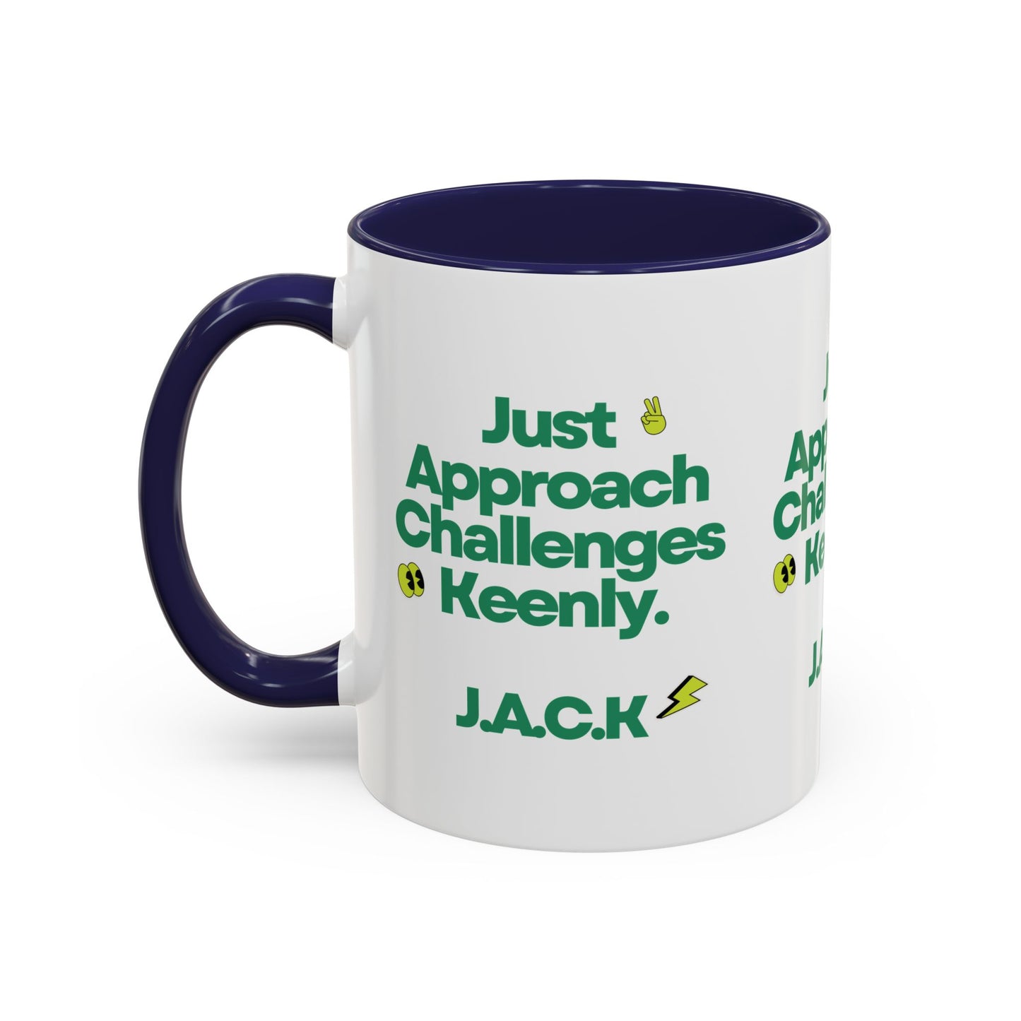 Personalized Simple Message Accent Coffee Mug