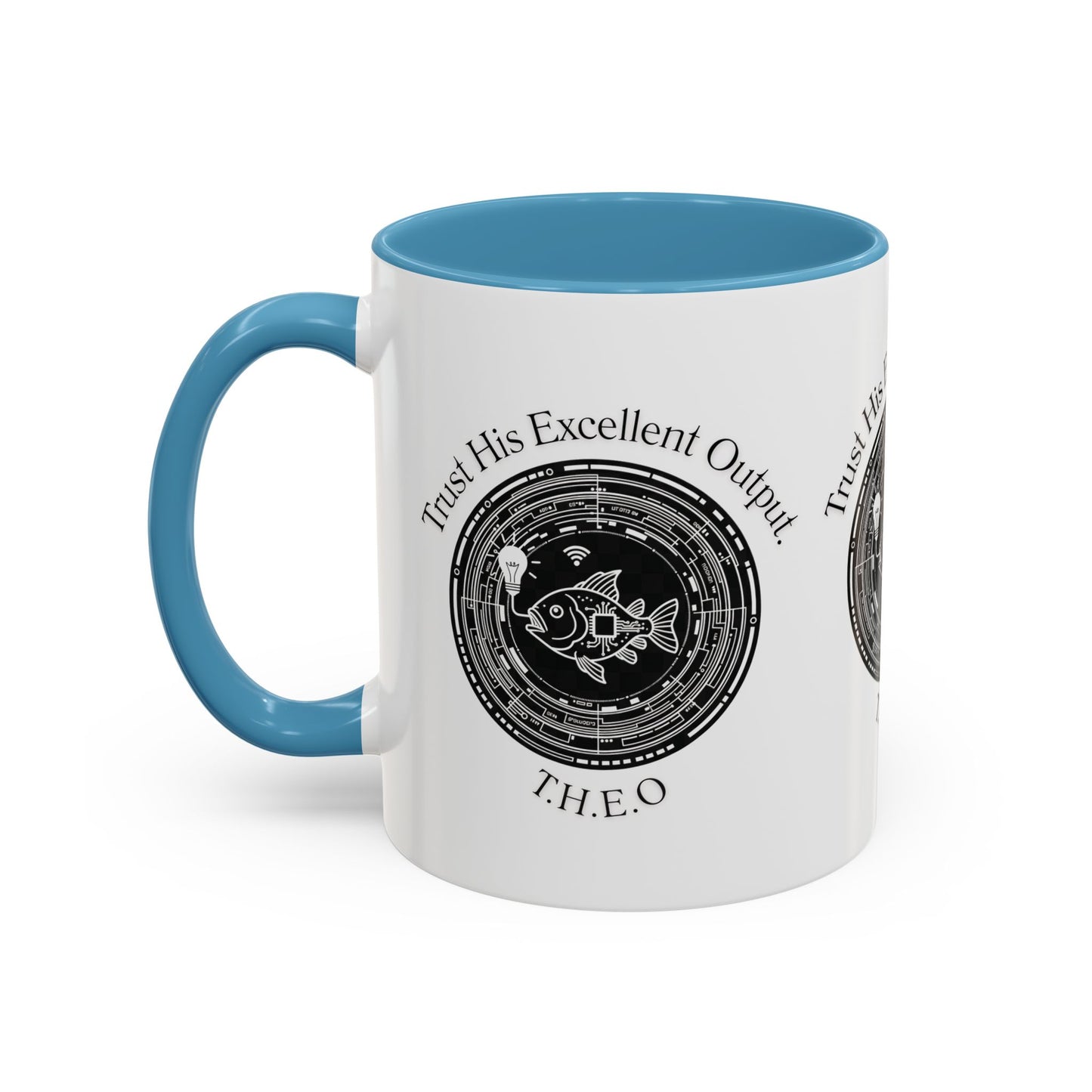Personalized Spiritual Fish Accent Coffee Mug