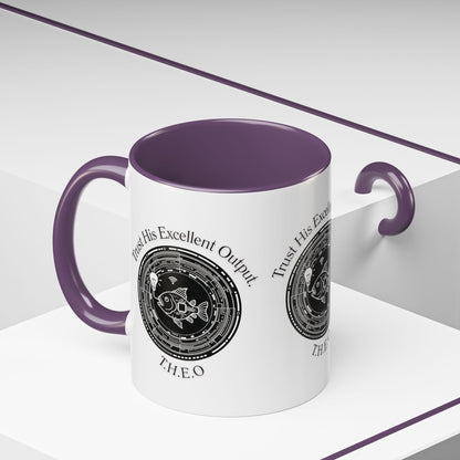 Personalized Spiritual Fish Accent Coffee Mug