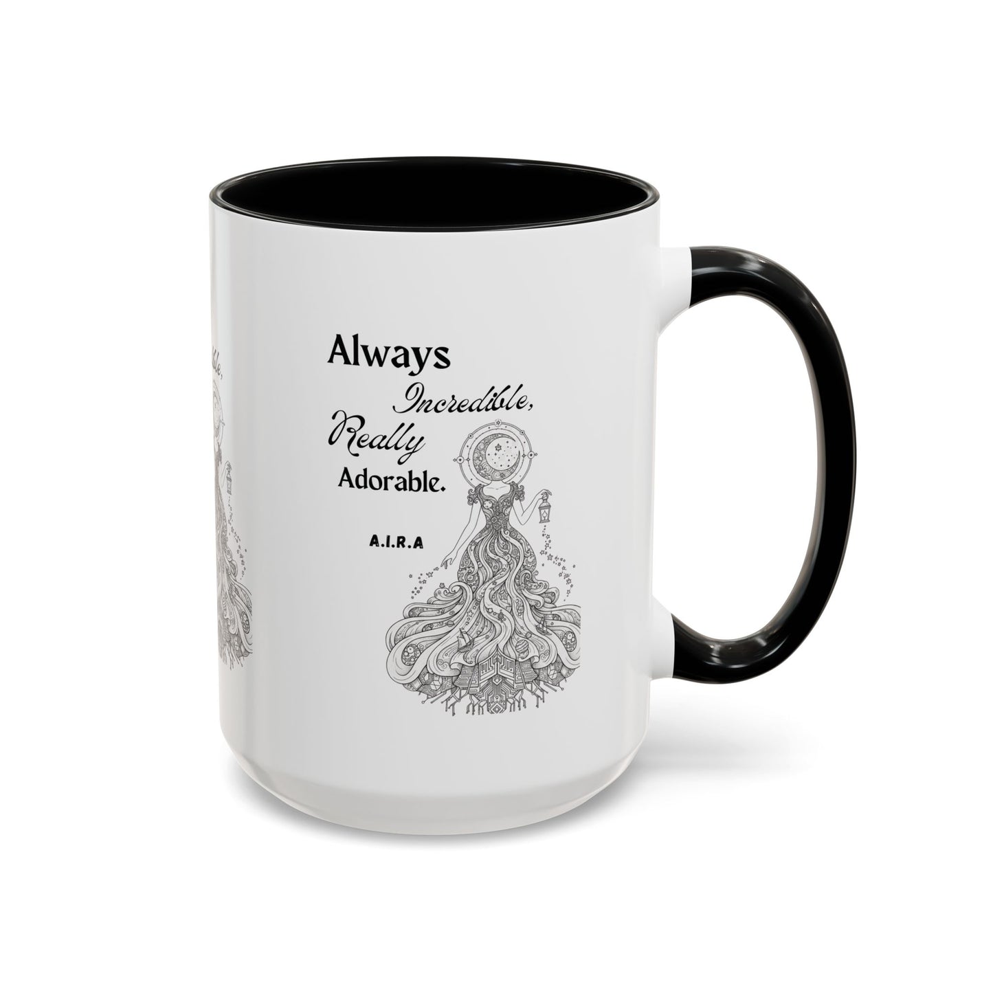 Personalized Girl With Light Accent Coffee Mug