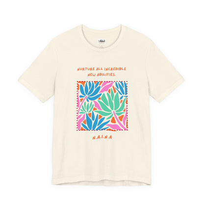 Personalized Floral Empowerment Tee