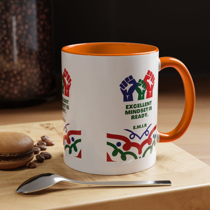 Personalized Initial Victory Accent Coffee Mug