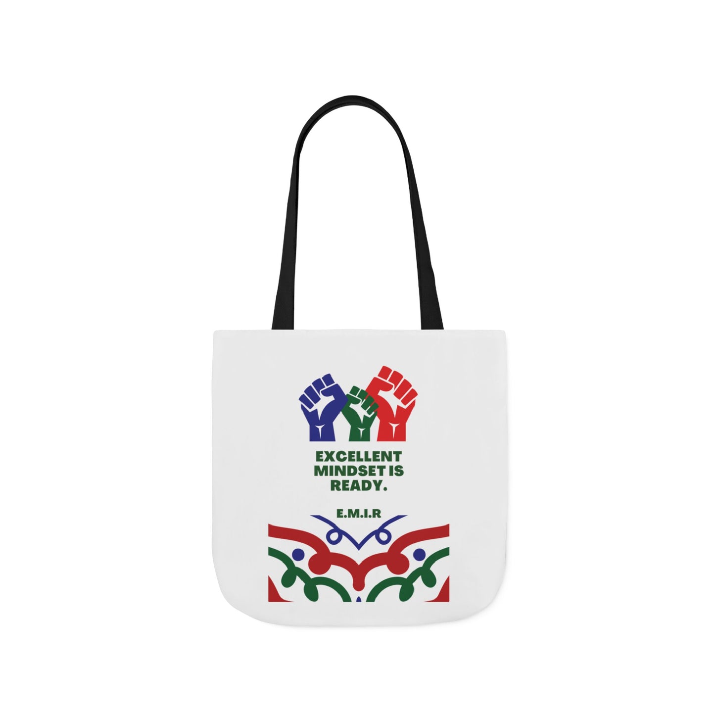 Personalized Initial Quote Victory Canvas Tote Custom Name