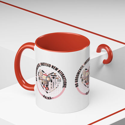 Personalized Cosmetic Heart Accent Coffee Mug