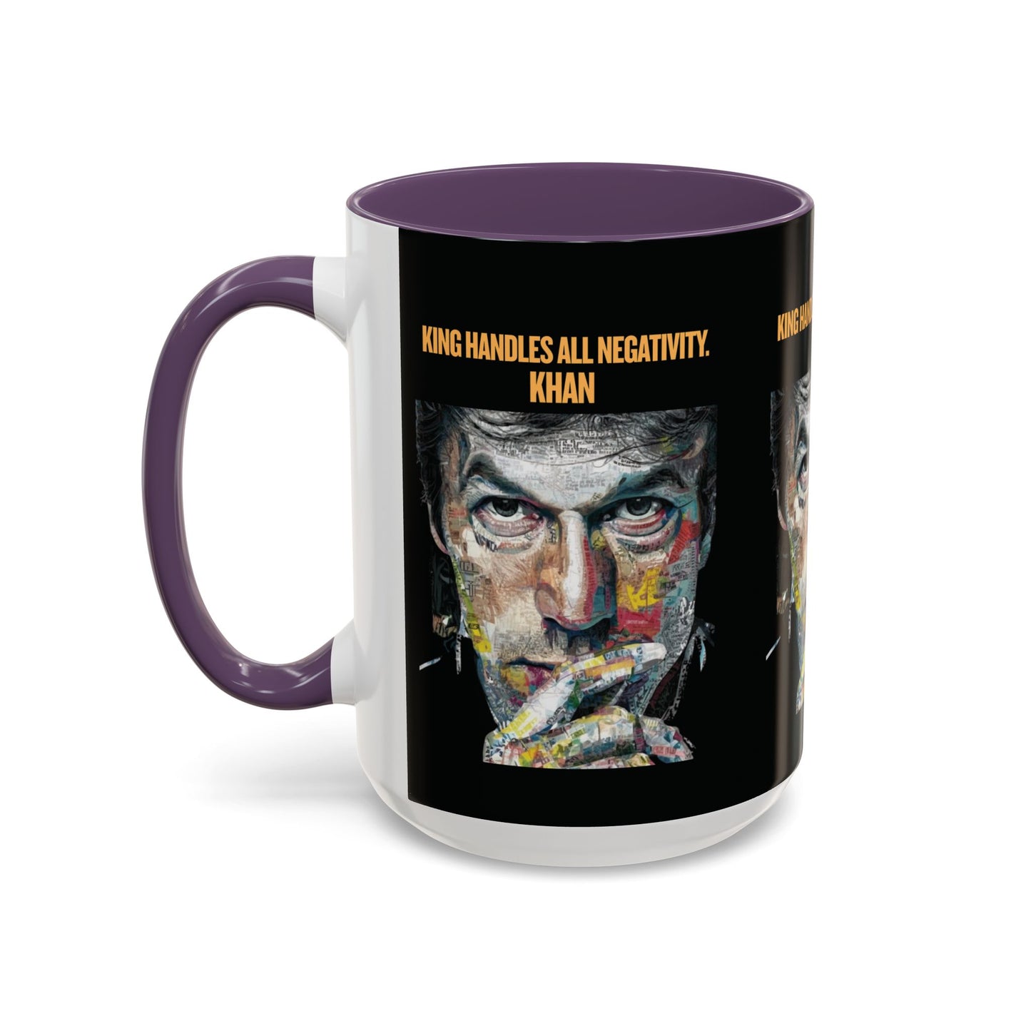 Personalized Initial Khan Accent Coffee Mug