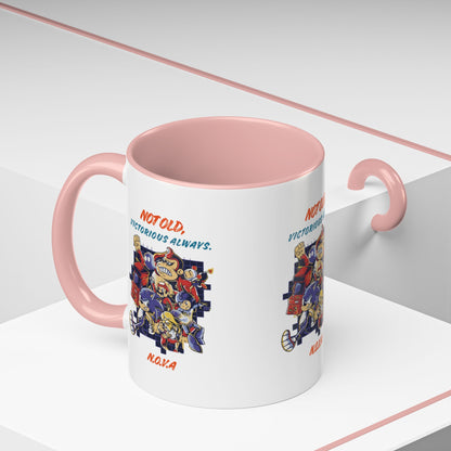 Personalized Victory Cartoon Accent Coffee Mug