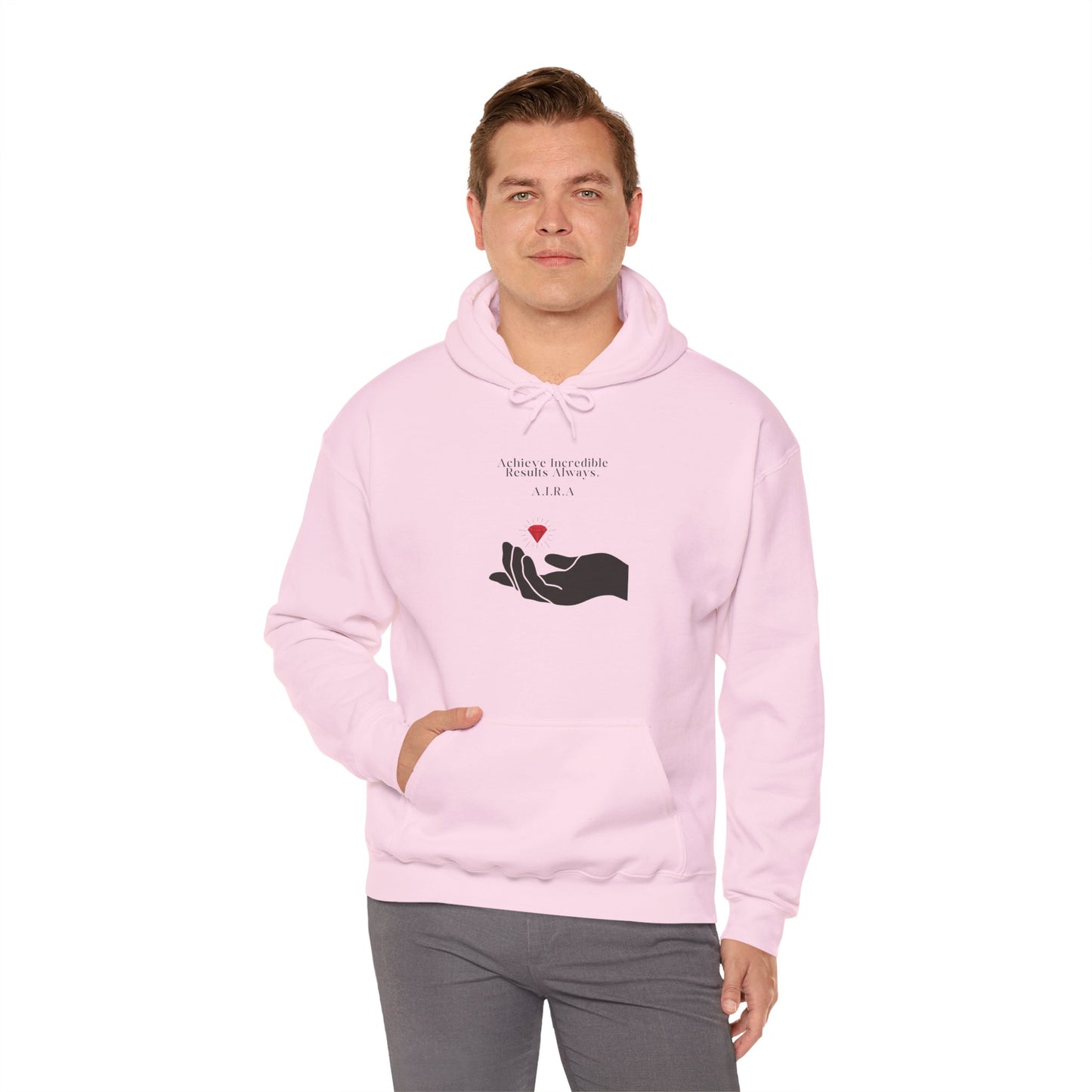 Personalized Hand and Gem Hooded Sweatshirt