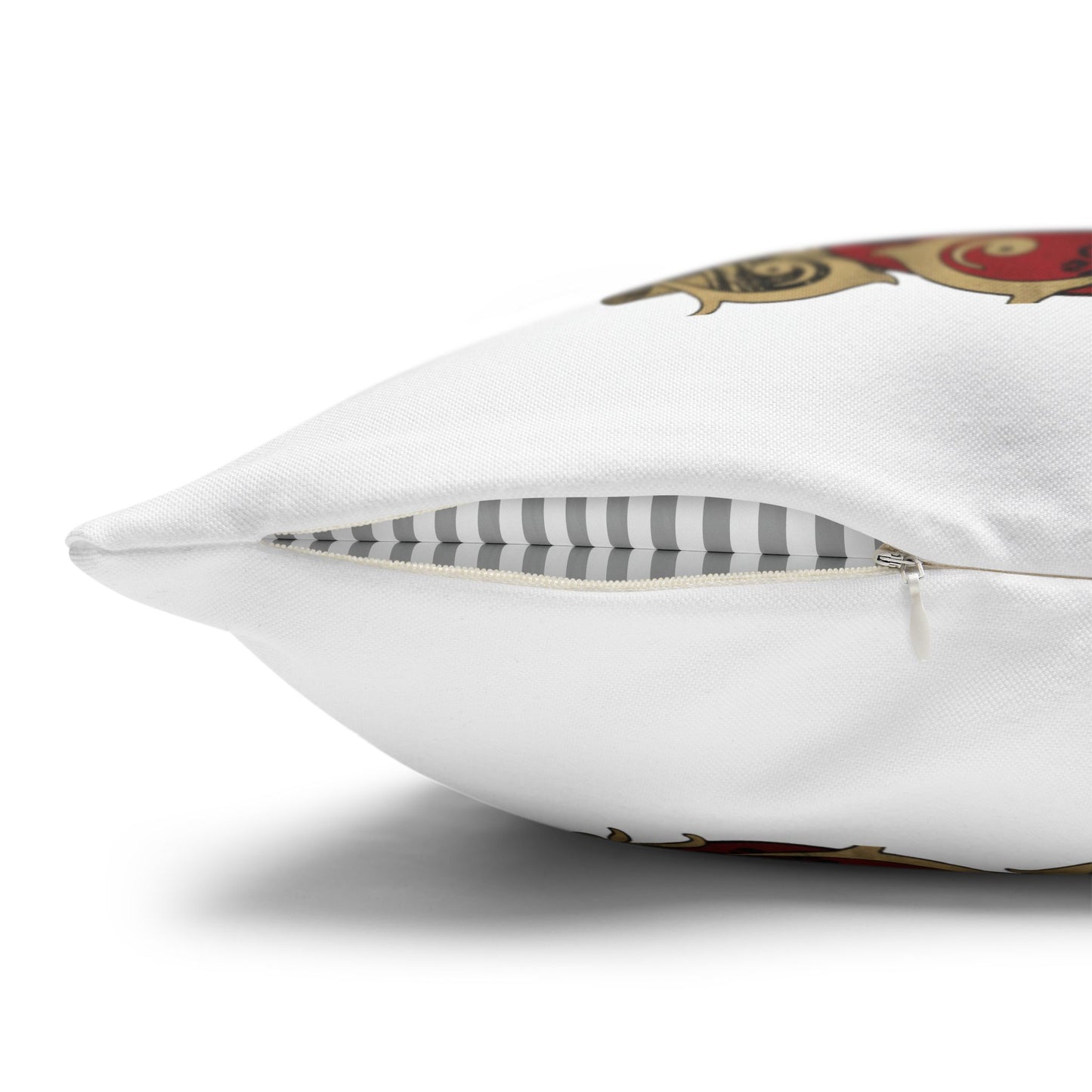 Personalized Initial Quote Guitar — Custom Sayings on Square Poly Canvas Pillowcase