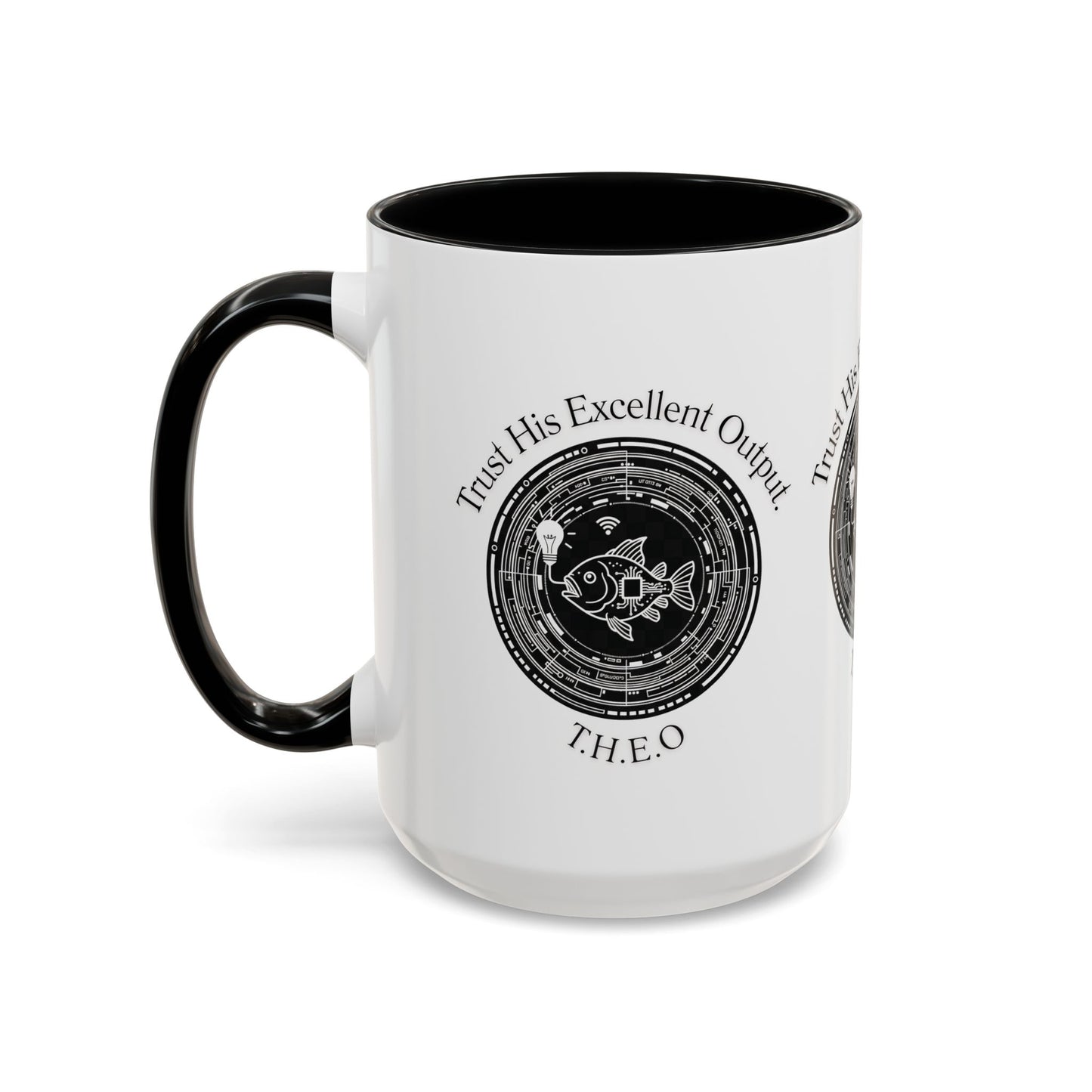 Personalized Spiritual Fish Accent Coffee Mug