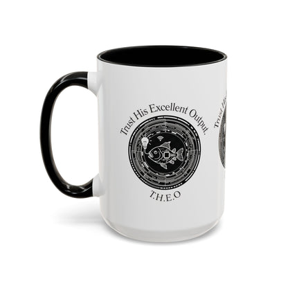 Personalized Spiritual Fish Accent Coffee Mug