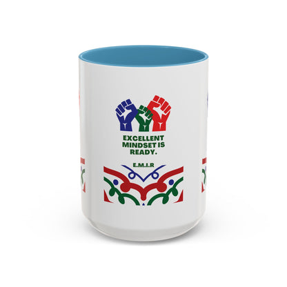 Personalized Initial Victory Accent Coffee Mug