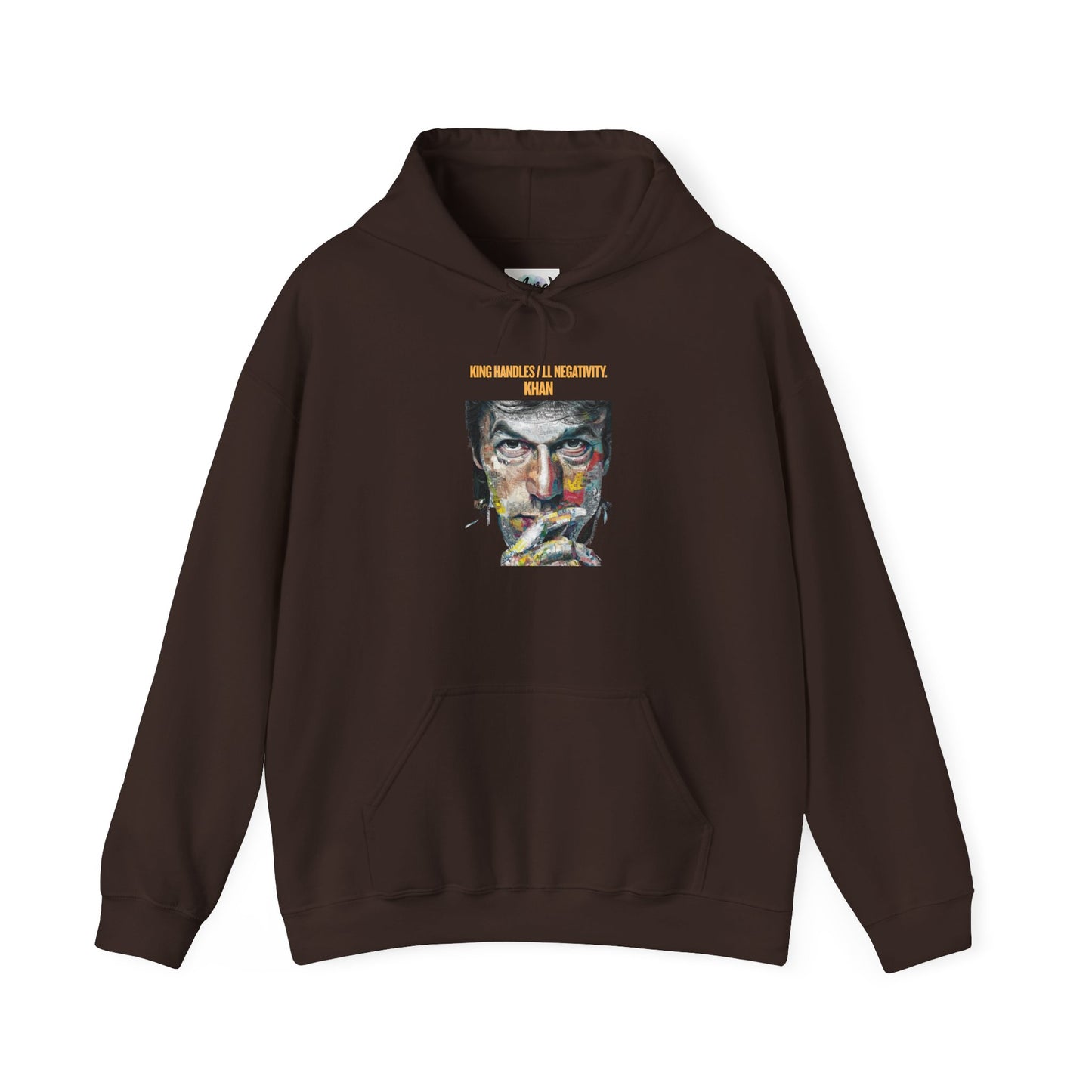 Personalized Khan Graphic Hooded Sweatshirt