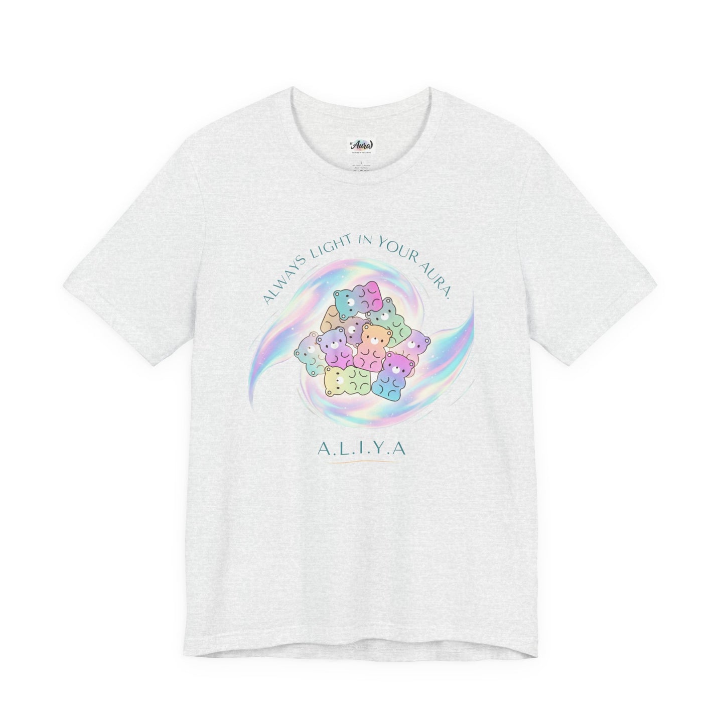 Personalized Pastel Teddy Heart Tee