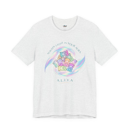 Personalized Pastel Teddy Heart Tee