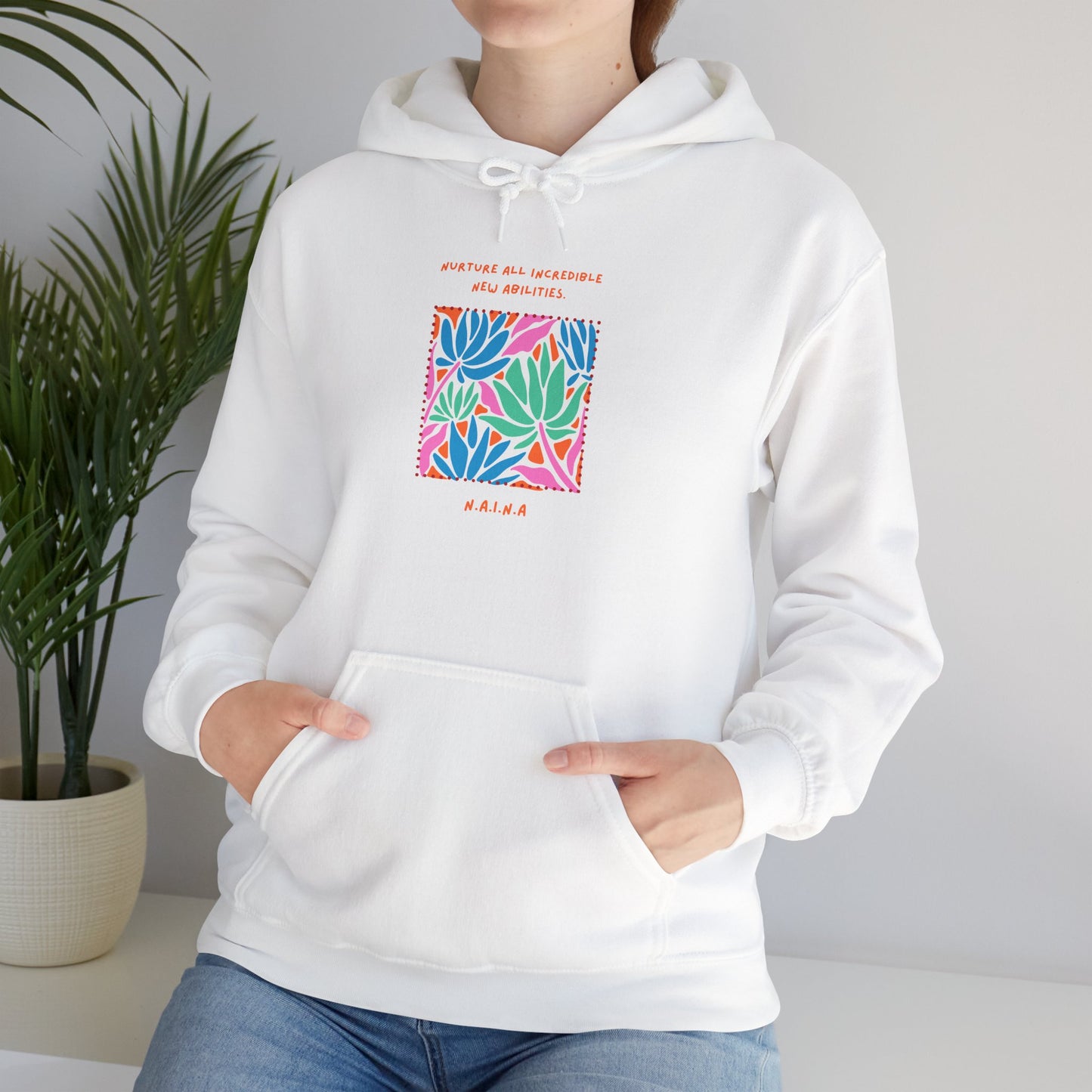 Personalized Floral Momentum Hooded Sweatshirt