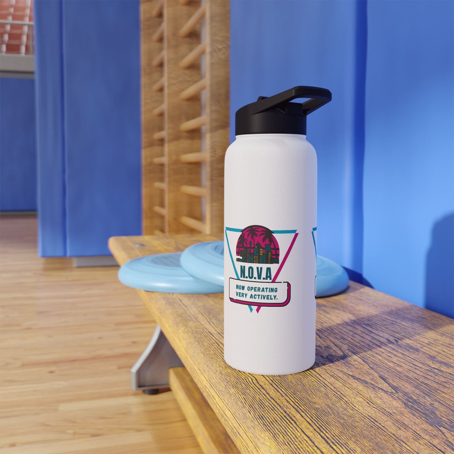 Personalized Initial Quote Building Stainless Steel Water Bottle