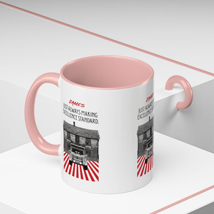 Personalized Vintage Car Accent Coffee Mug