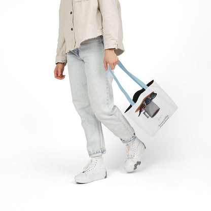 Personalized Initial Quote Sunglasses and Coffee Canvas Tote Custom Name